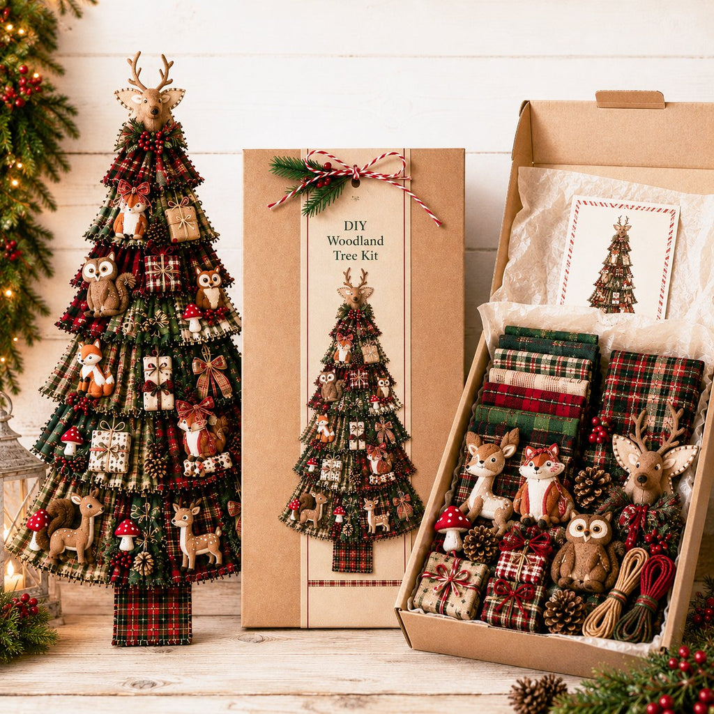 PatchworkWelcome – Beginner-Friendly Oversized DIY Tree Door Hanging Kit