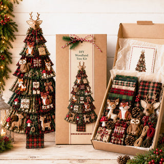 PatchworkWelcome – Beginner-Friendly Oversized DIY Tree Door Hanging Kit