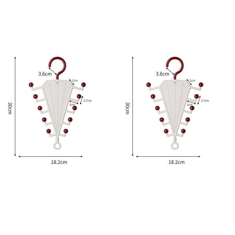 BrellaHang – Multi-Functional V-Shaped Double-Sided Hanger Storage Rack