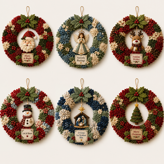 PokeBloom – 🔥🔥🎄 3D Fabric Poke Wreath DIY Kit