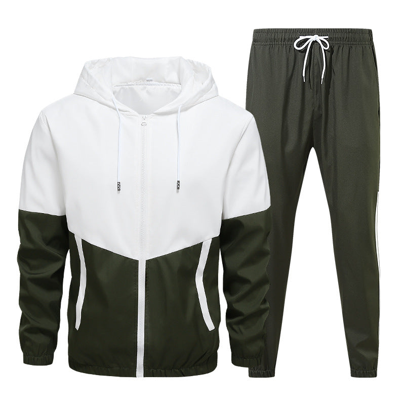 TrackFlex – 🔥✨ Big & Tall Men's Colorblock Sports Jacket Set M-6XL