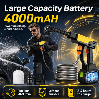 HydroDash – Cordless Pressure Washer Kit with 6-in-1 Nozzle