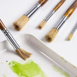 HollowStroke – 5-Piece Hog Bristle Texture Brush Set