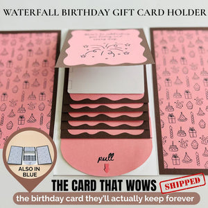 CascadeCard – Handmade Waterfall Gift Card Booklet