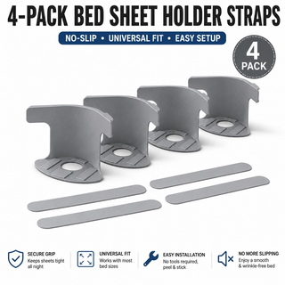 SheetLock – Locking Fitted Sheet Corner Holders