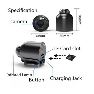 CoinCam – Mini Full HD Wireless Security Camera with Night Vision