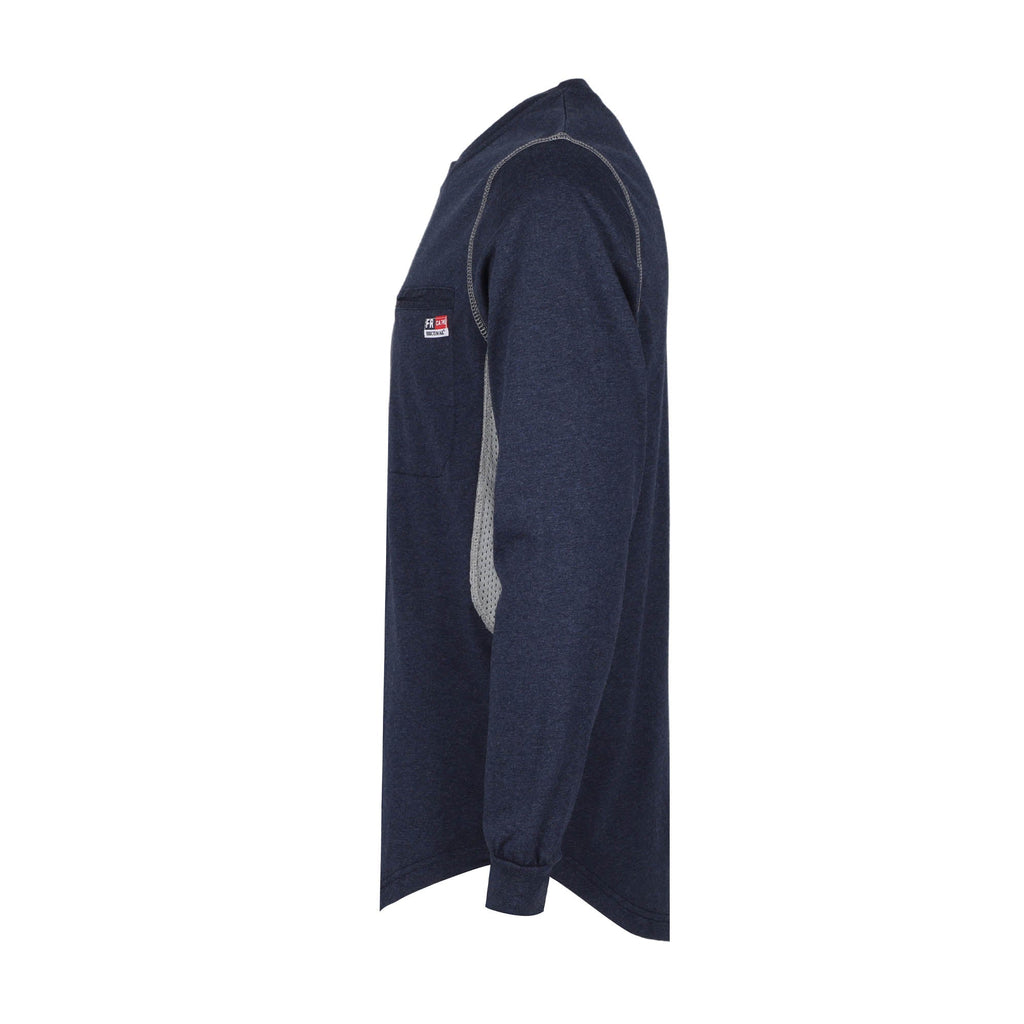 VentEase – 6 oz Breathable Vented FR Long-Sleeve Work Shirt