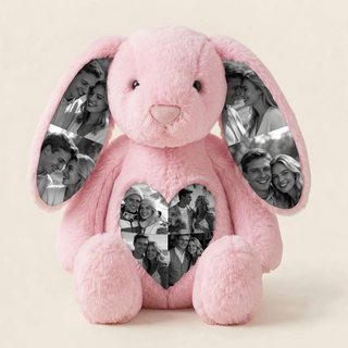 EarMemories – Custom Photo Bunny Plush with Hidden Picture Ears