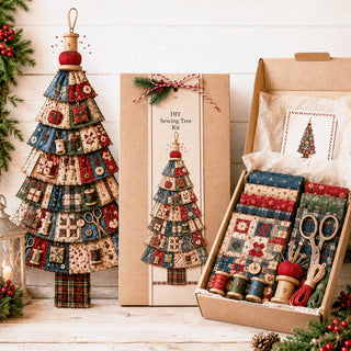 PatchworkWelcome – Beginner-Friendly Oversized DIY Tree Door Hanging Kit
