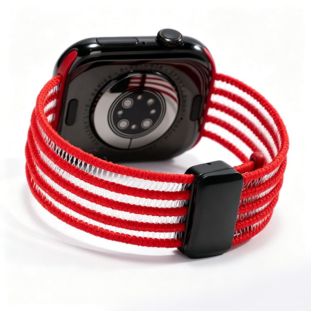 AiryWeave – Breathable Fishnet Silk Band for Apple Watch
