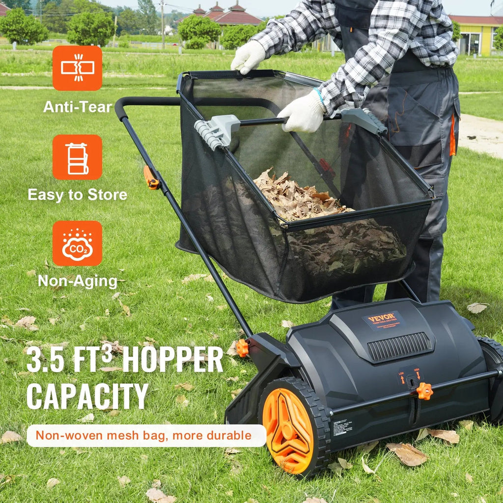 YardSweep – 🔥 Push Lawn Sweeper & Leaf Collector 🌿