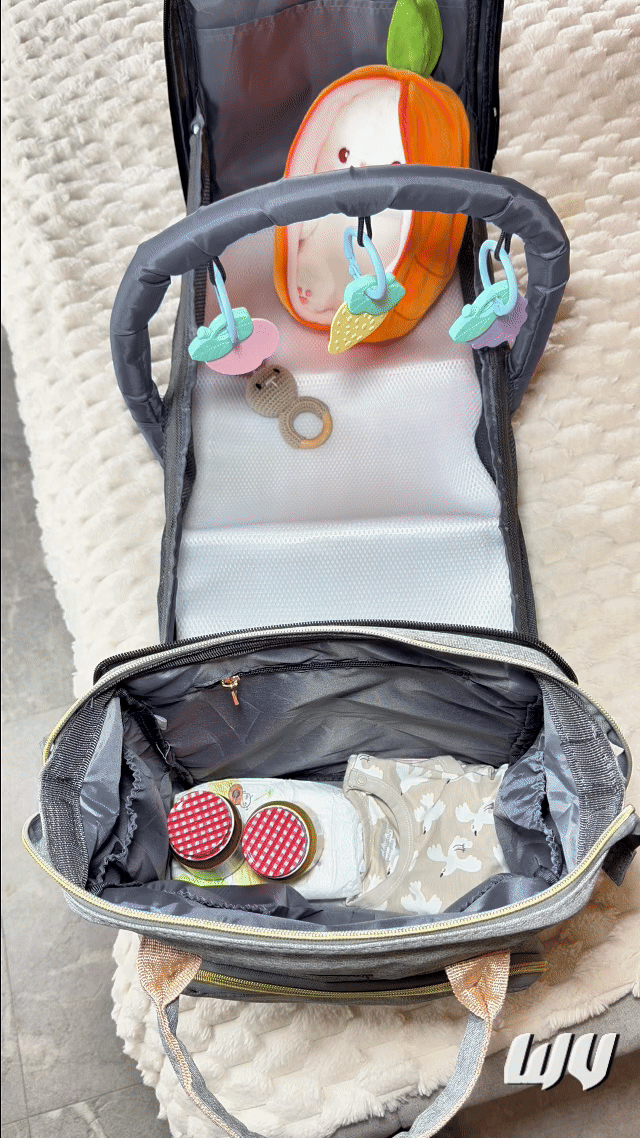 RoamNest – Diaper Backpack with Fold-Out Changing Station