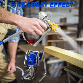 1pc 1200w 3300psi electric airless paint sprayer with extension rod thinning   sprayer for home exterior interior garage deck furniture heavy duty construction easy   3