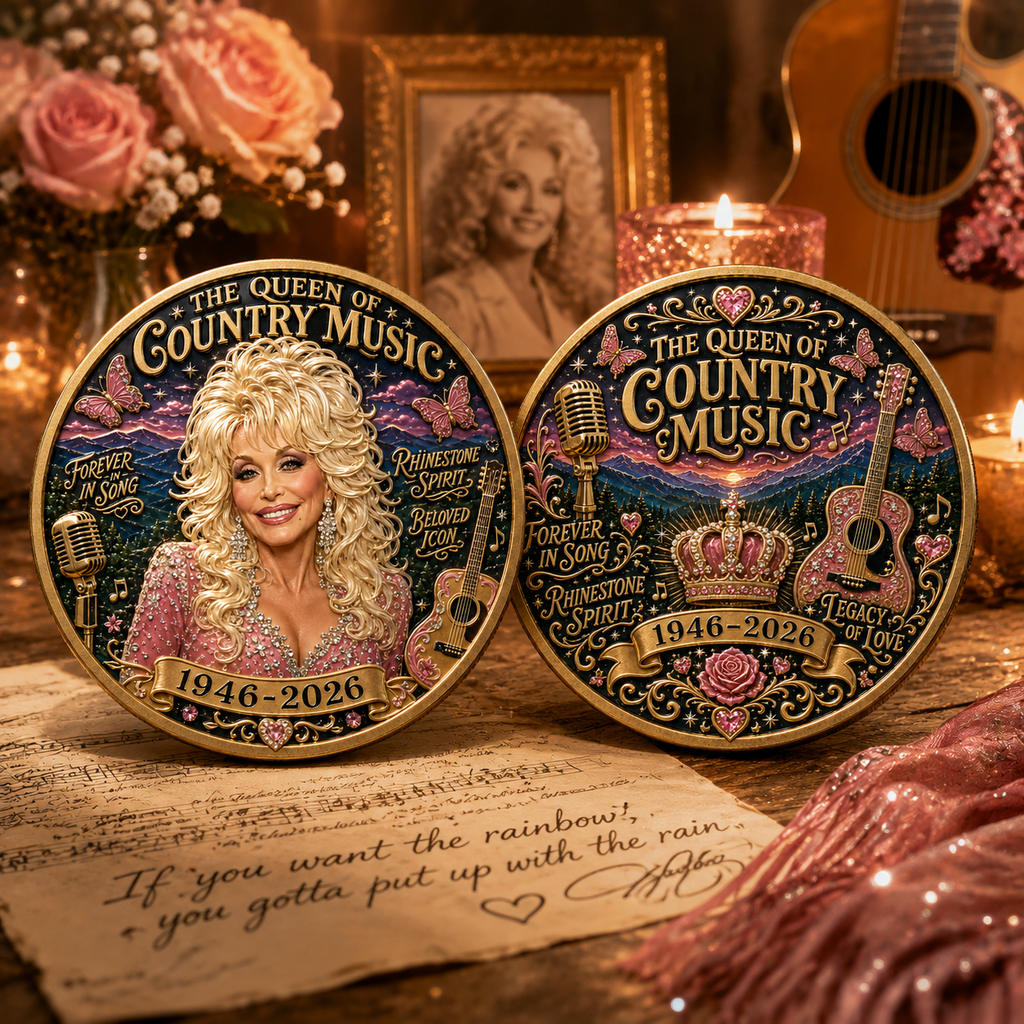 🇺🇸 ForeverInSong – 🎸🦋 Queen of Country Music Memorial Commemorative Coin