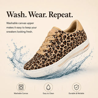 CanvasEase – Women’s Washable Arch Support Slip-On Sneakers