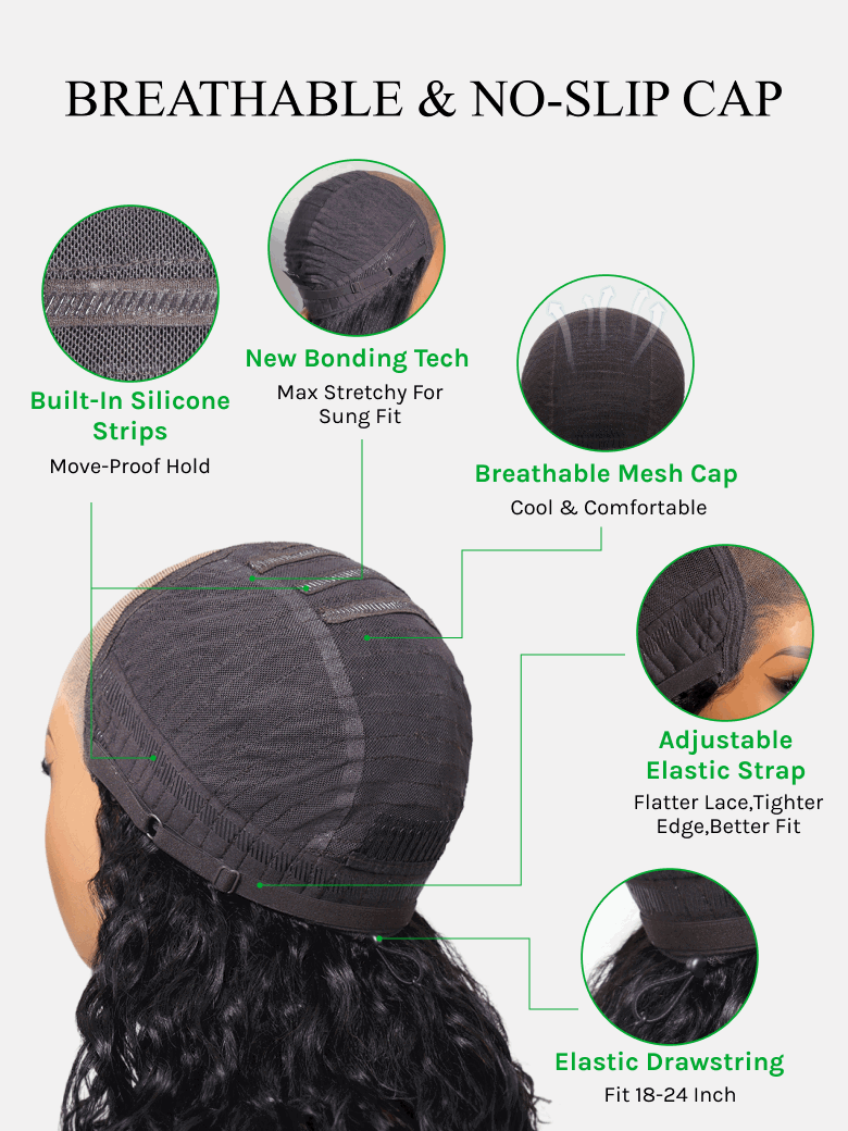 ChestnutGlide – Ombre Chestnut Brown Yaki Straight 7x5 Glueless Human Hair Wig with Drawstring