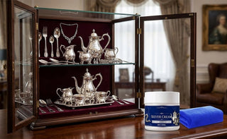 SilverRevive – Professional Instant-Restoration Silver Polishing Cream with Towel