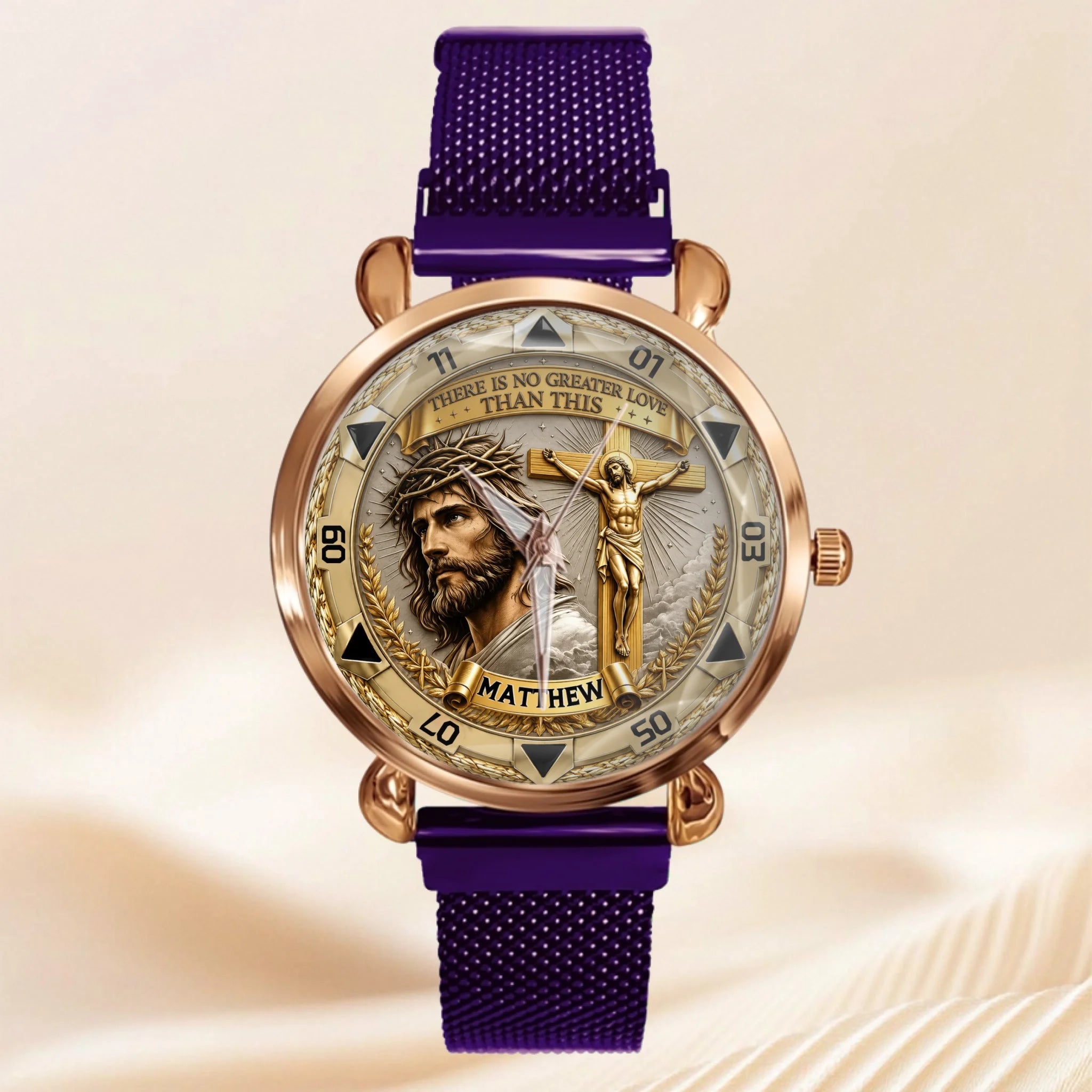FaithMark – Personalized Crucifix Watch