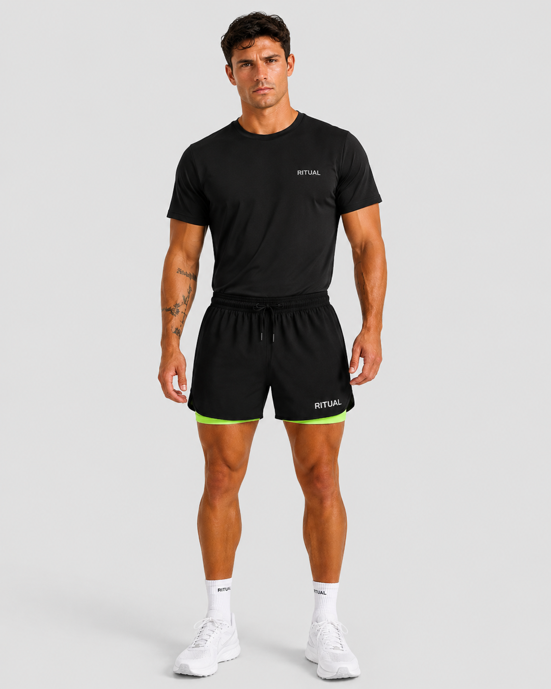 AeroStride – 2-in-1 Running Shorts with Compression Liner & Phone Pocket