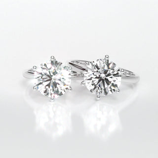 EverBrill – Six-Prong Moissanite Solitaire Ring
