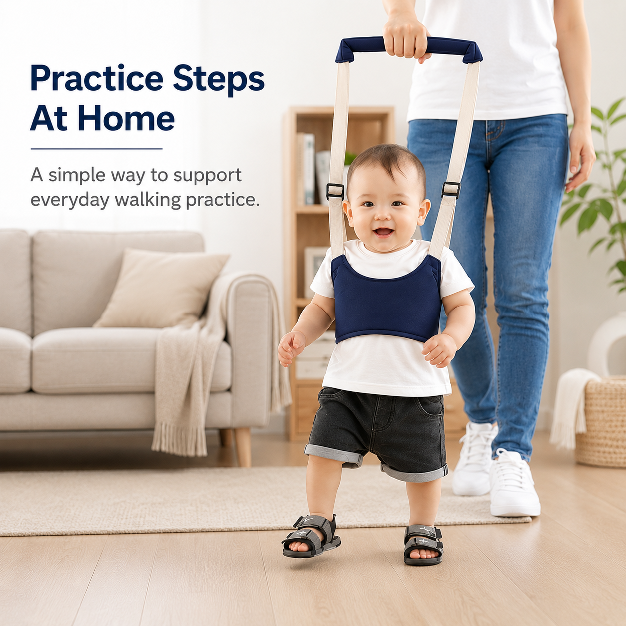 👶 StepGuide – Ergonomic Baby Walking Support Harness