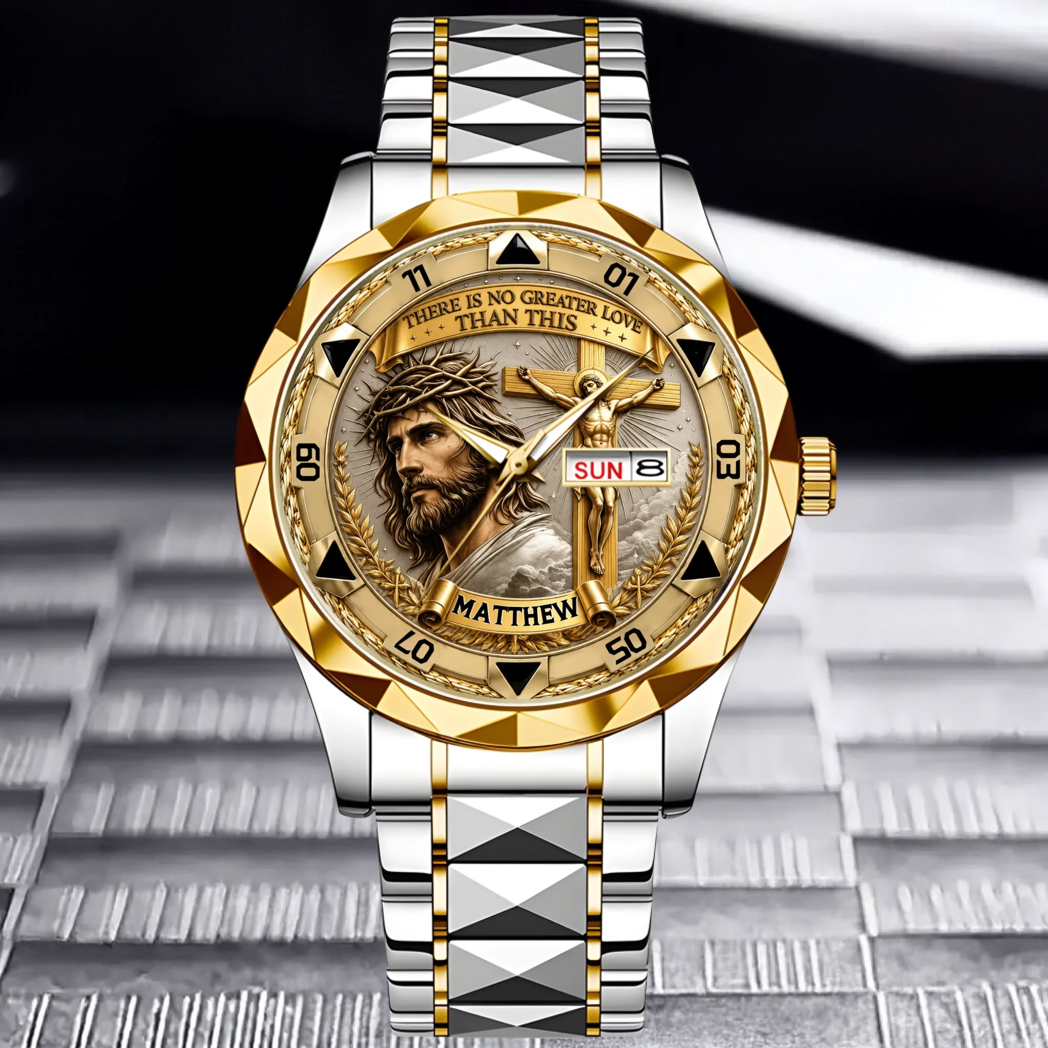 FaithMark – Personalized Crucifix Watch