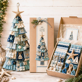 PatchworkWelcome – Beginner-Friendly Oversized DIY Tree Door Hanging Kit