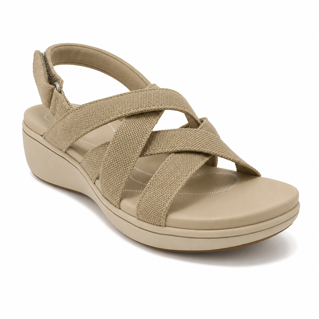 CloudStride Sandals – Women’s Cushioned Wedge Walking Sandals