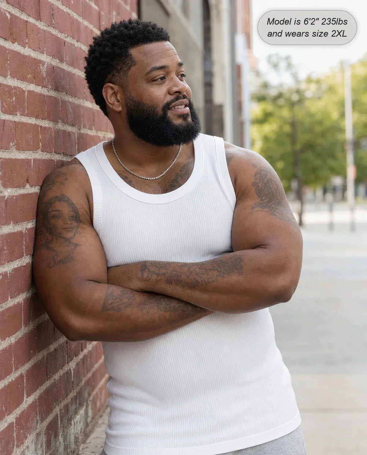 RibFlex – 💝💝 Men's Wide Strap Ribbed Tank Top
