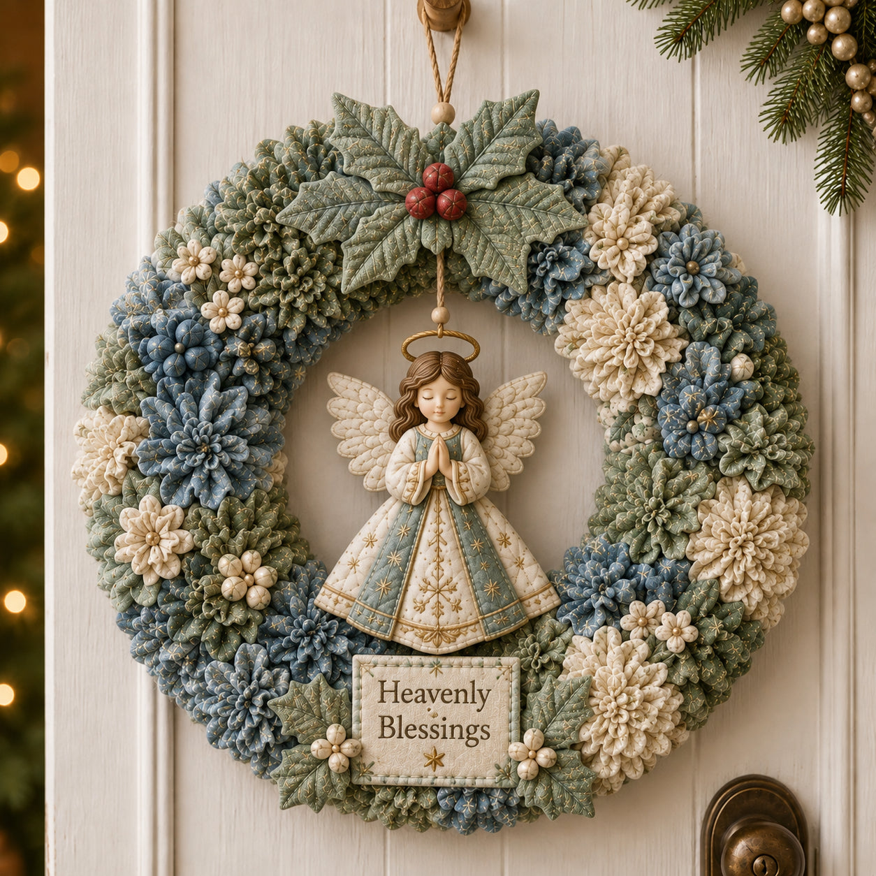 PokeBloom – 🔥🔥🎄 3D Fabric Poke Wreath DIY Kit