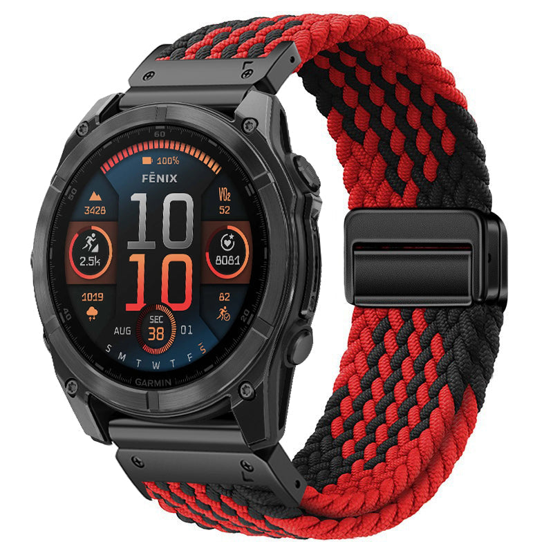 MagWeave – Magnetic Buckle Stretch Nylon Band for Garmin QuickFit 20/22/26mm