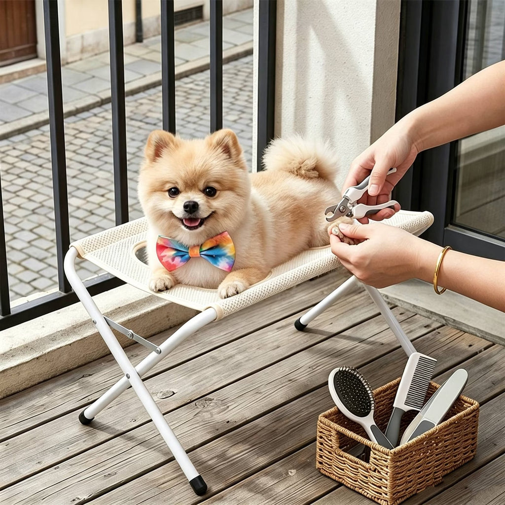 GroomNest – Foldable Pet Grooming Stand