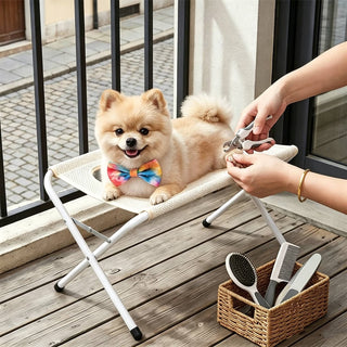 GroomNest – Foldable Pet Grooming Stand