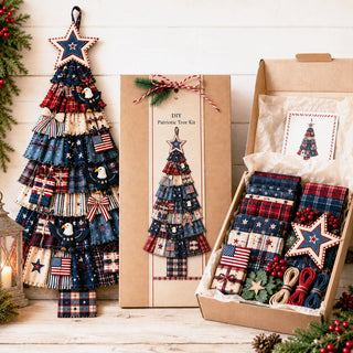 PatchworkWelcome – Beginner-Friendly Oversized DIY Tree Door Hanging Kit