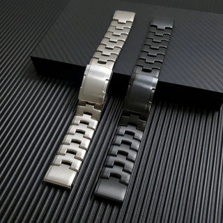 TitanLink – Luxe Titanium Link Band for Garmin QuickFit 22/26mm