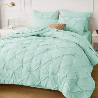 ☁️ CloudPleat – All-Season Pintuck Comforter Set
