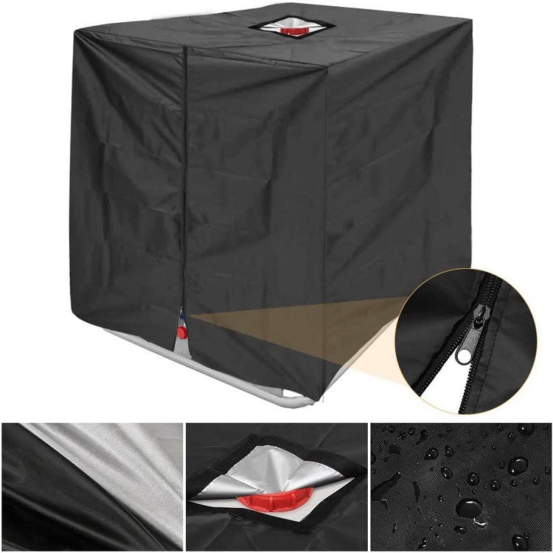 TankGuard – 💧 Waterproof IBC Tote Cover, Heavy-Duty, UV-Blocking, Secure Fit ⛈️