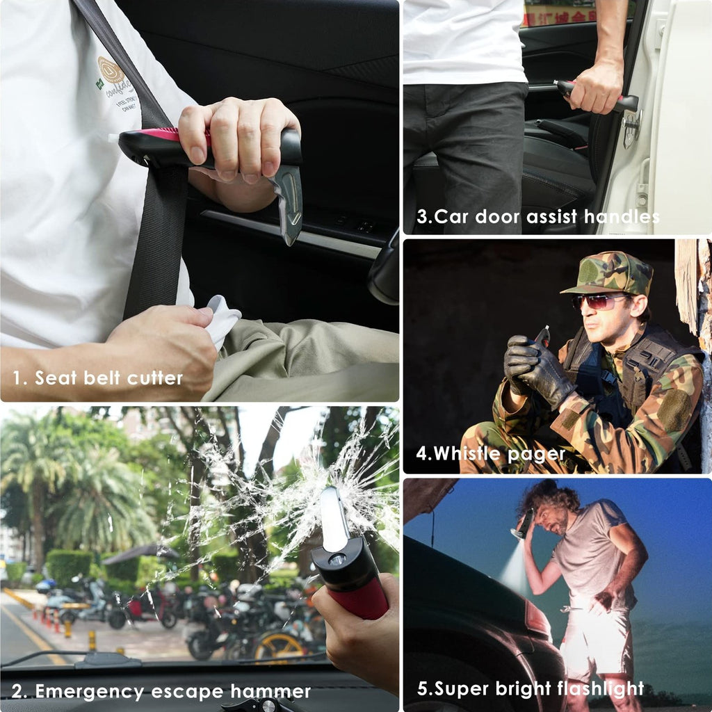 AutoAssist – 👀 5-in-1 Car Door Support & Emergency Tool