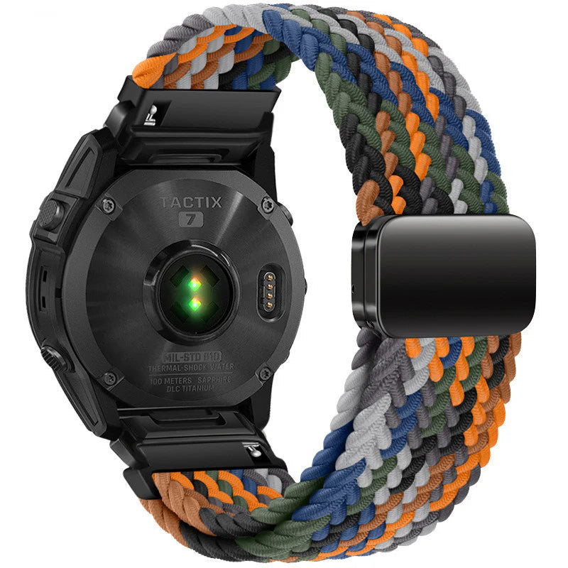 MagWeave – Magnetic Buckle Stretch Nylon Band for Garmin QuickFit 20/22/26mm