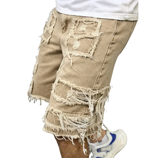 ⚡FrayDenim – Raw Hem Denim Shorts with Rips
