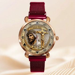 FaithMark – Personalized Crucifix Watch