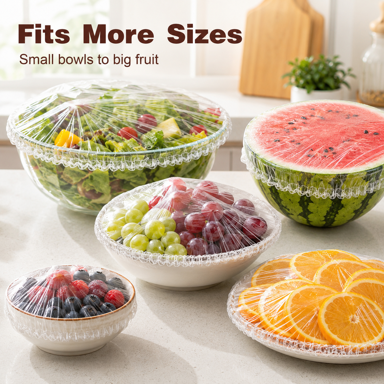 StretchSeal – Clear Elastic Food Covers for Bowls & Plates