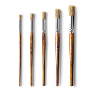 HollowStroke – 5-Piece Hog Bristle Texture Brush Set