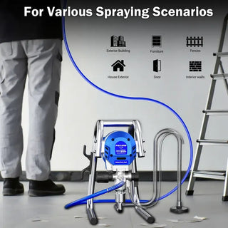 CoatSwift – 1200W 3300PSI Airless Paint Sprayer with Extension Rod and Stand