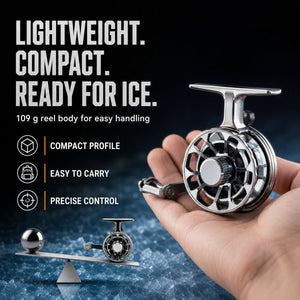 ✨FrostSpool – Metal-Plated Ice Fishing Reel