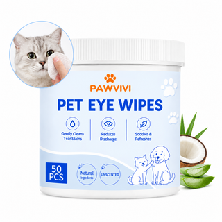 ClearPaw – Gentle Tear-Stain Eye Wipes for Dogs and Cats