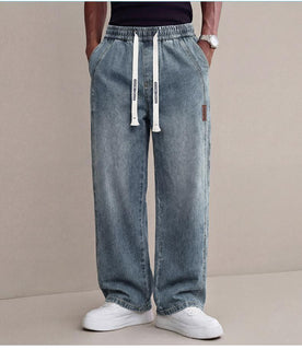 CargoEase – Men’s Cargo Jeans with Elastic Waist