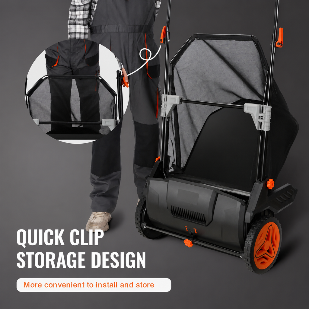 YardSweep – 🔥 Push Lawn Sweeper & Leaf Collector 🌿