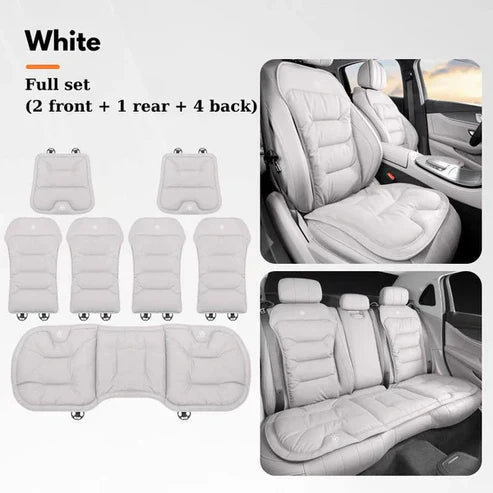 CushySeat – Skin-Friendly, Dirt-Repellent PU Leather Car Seat Cushions