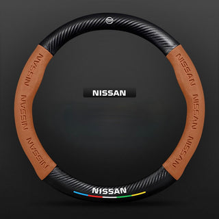 SuedeGrip – Carbon Fiber Suede Steering Wheel Cover, Anti-Slip & Wear-Resistant